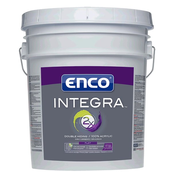 Integra Flat White Pastel 5 gal